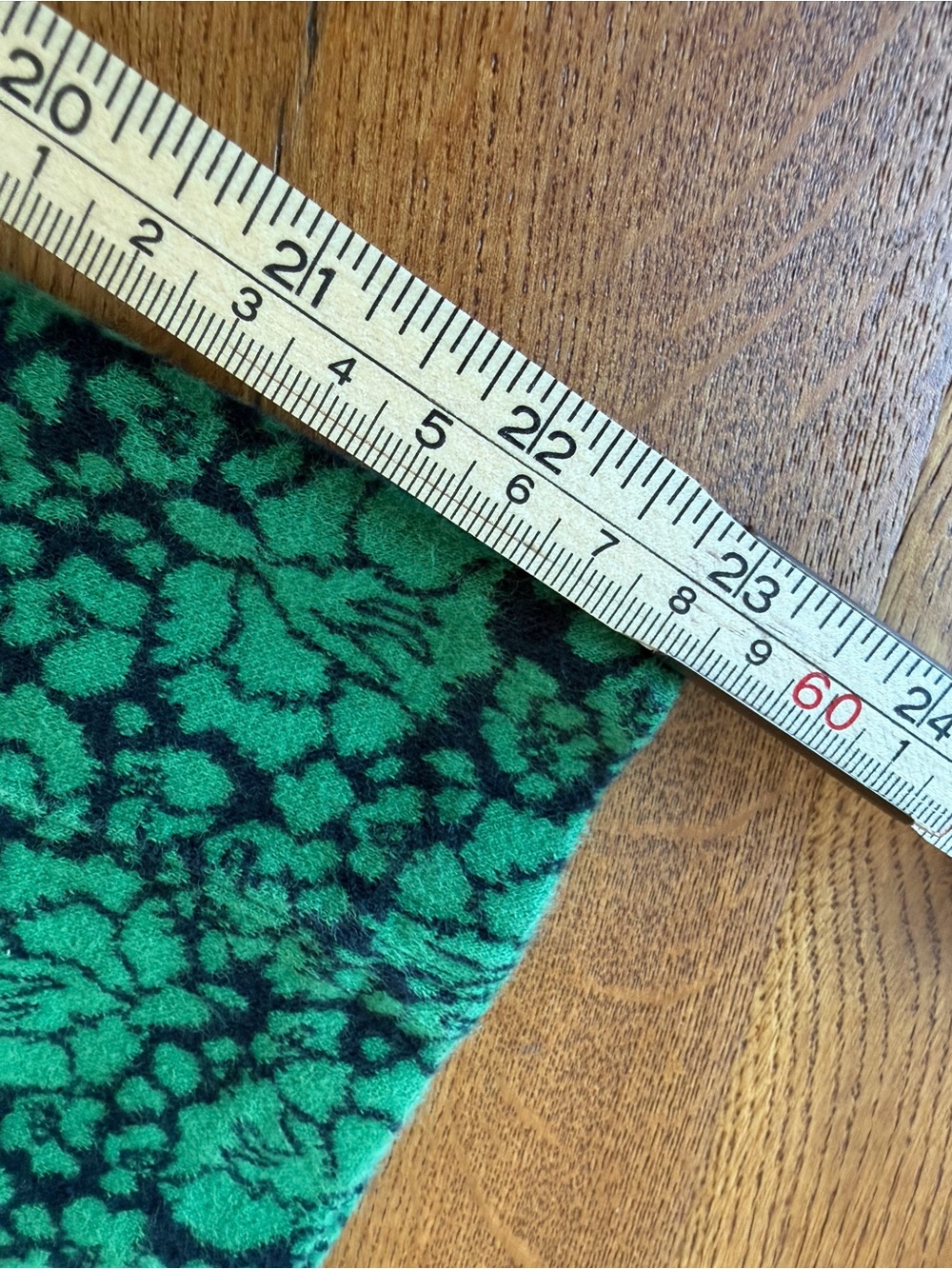 Philosophy Green Floral Jacquard Crop Flare Pants Size Medium - Picture 6 of 7